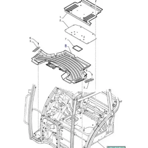 Łatwy zwrot Dywanik New Holland T4 T547380803 CNH