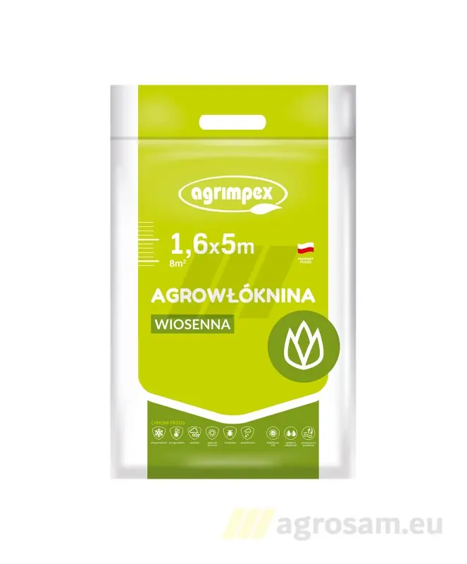 Agrowłóknina, wiosenna, 17g 1.6 m x 5 m, Biała Oferta