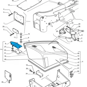 Cena promocyjna Zawias blachy maski New Holland LM 87625190CNH