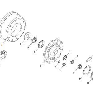 brake drum 406x120 Cena promocyjna