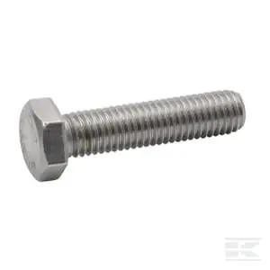 Śruba cały gwint DIN933 M6x16 mm stal szlachetna A2 Kramp 933616RVSP050 Taniej